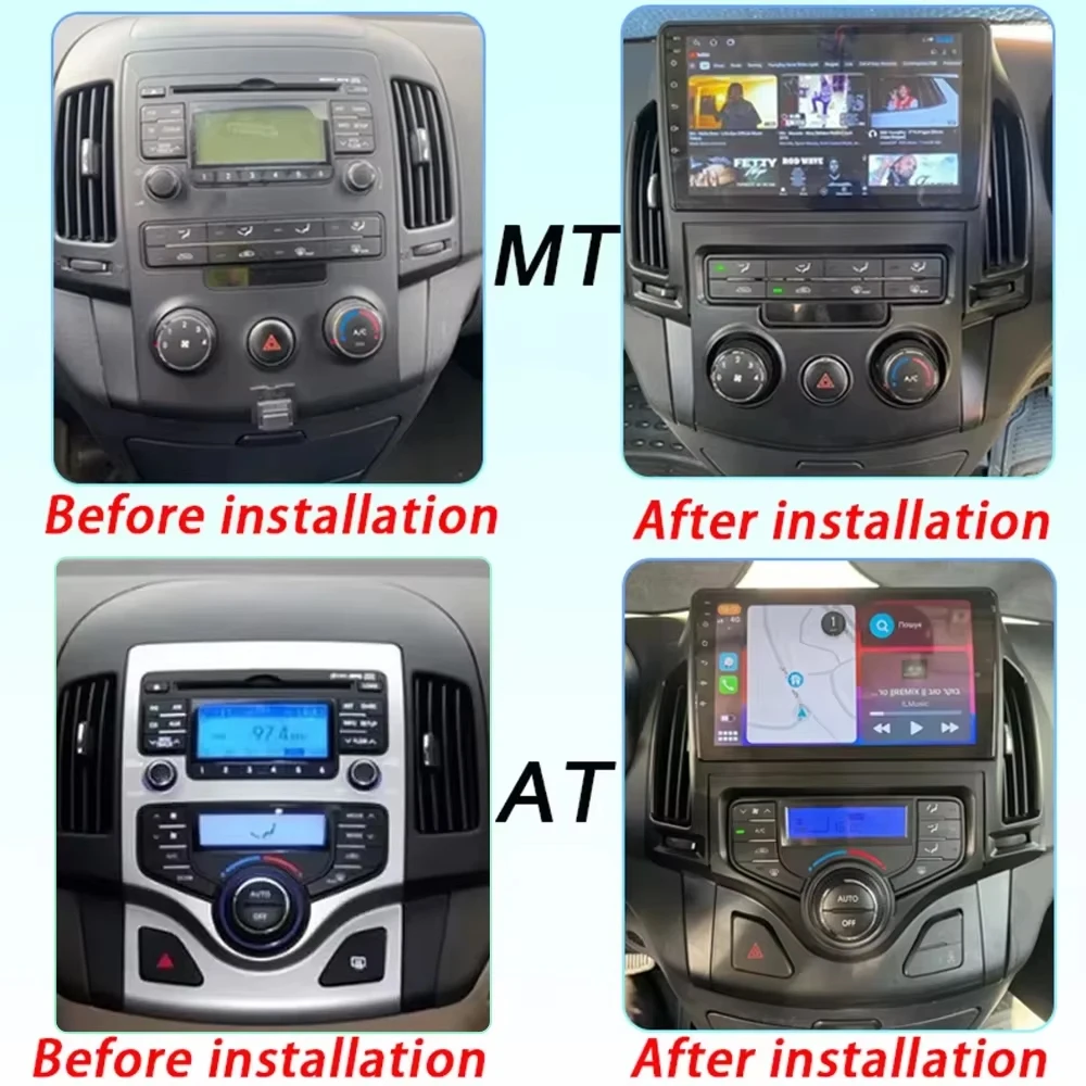 Android 16 For Hyundai I30 2006 2007 2008 2009 2010 2011 Car Radio DVD Multimedia Player Stereo Head Unit GPS Navigatio WiFi 5G