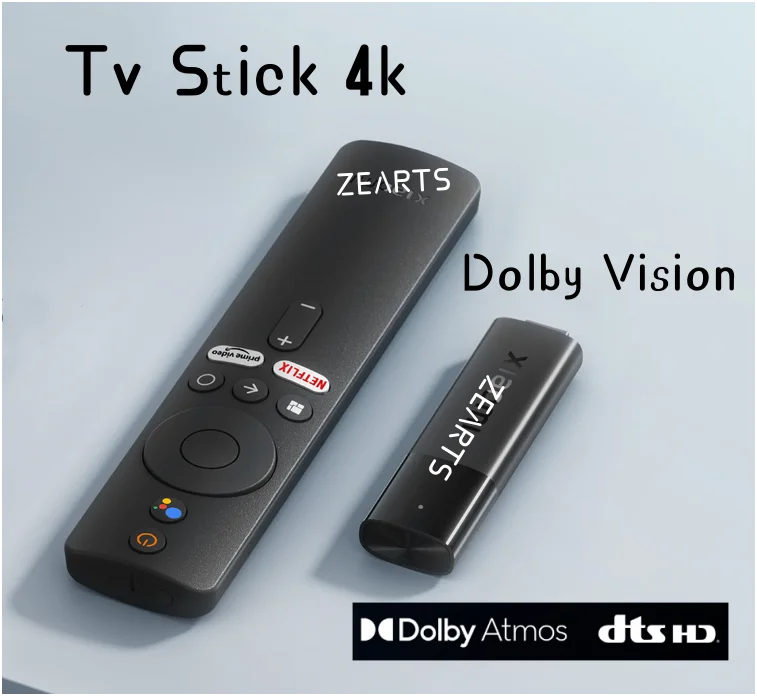 ZEARTS Original TV Stick 4k HD Cortex-A35 Google Assistant Fire TV Stick 2 + 8GB BT5.0 Wireless TV stick（used 99%new）