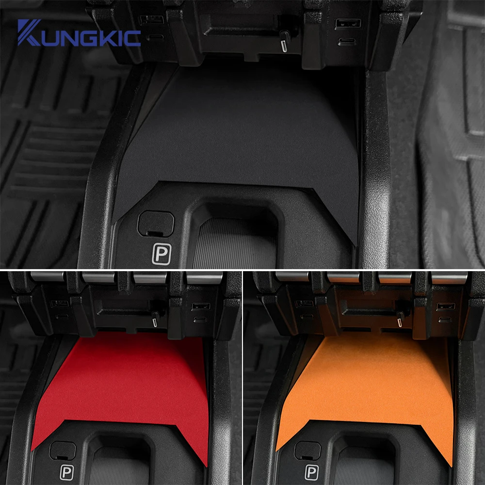 

For Suzuki Jimny JB74 JB64 2019 2020 2021 2022 2023 2024 2025 2026 Car Gear Shift Panel Top Suede Trim LHD RHD Sticker
