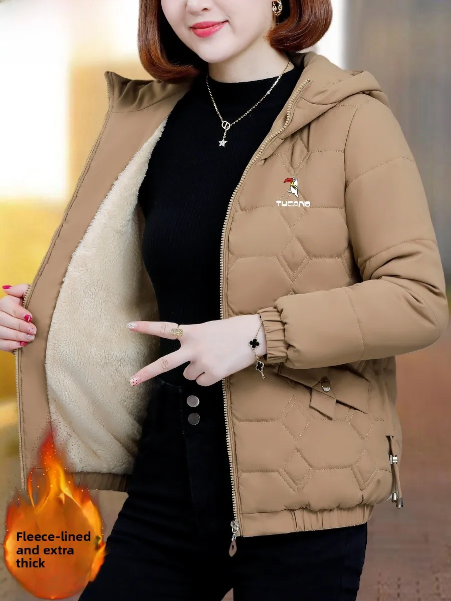 

Женская утепленная хлопковая куртка TUCANO с капюшоном, на молнии, с подкладкой из флиса, теплая зимняя, с хлопковым наполнителем, дизайн с карманами