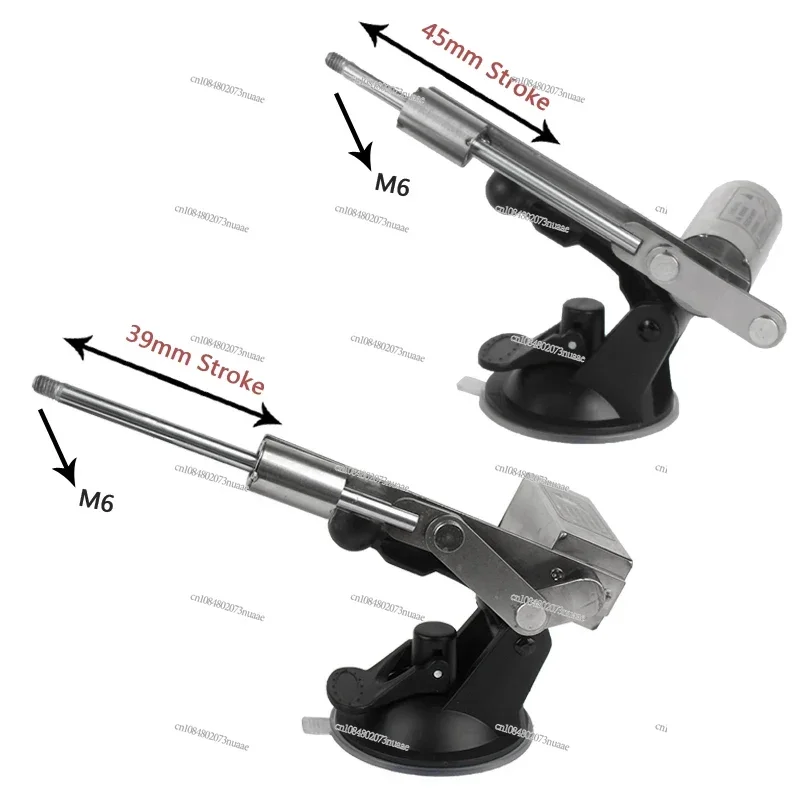 Mini Telescopic Linear Actuator 39mm/45mm Stroke with 60mm Aluminium Plate DC 3-24V Small Reciprocating Mechanism Motor Coke Cup