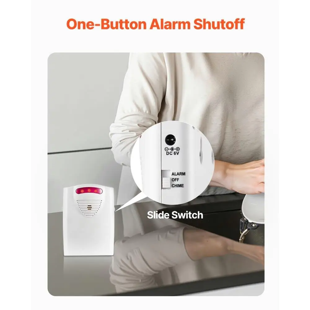 Système d'alarme de lit sans fil pour adultes âgés, téléavertisseur de capteur de lit 14x30 pouces