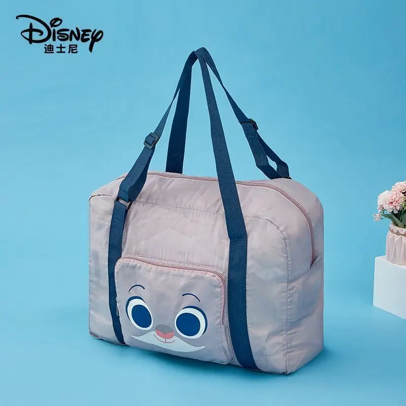 Disney Foldable Travel Bag for Woman Cute Stitch Lotso Large Capacity Lightweight Portable Tote Luxury Designer Handbag