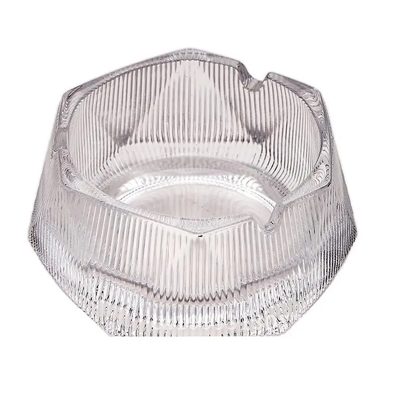 

Vertical Stripe Glass Ashtray Minimalist INS Style High Color Value Living Room Decor Single Person Special Hashtray