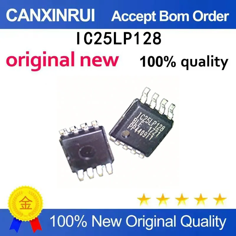 

(5-100 PCS) IC25LP128 JBLE SOP8 IC25LP128 Storage Integrated IC Chip