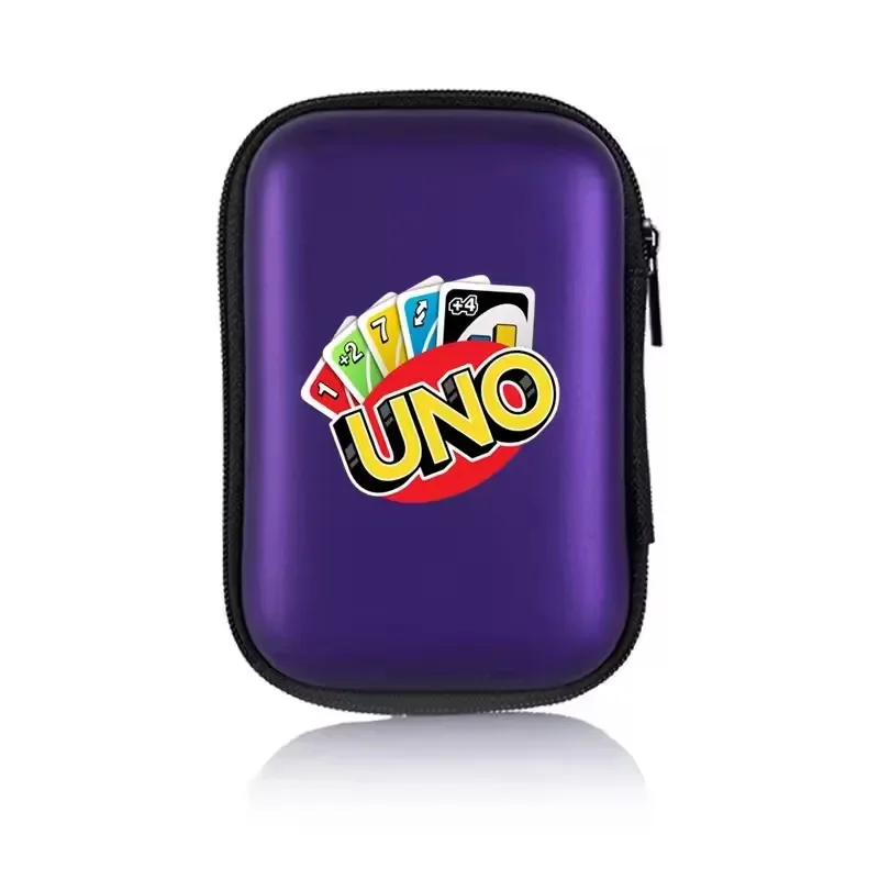 UNO Travel Zipper Case Carry Pakiet do przechowywania kart do gier planszowych dla dzieci Fan Entertainment Card Holder Mini Bag