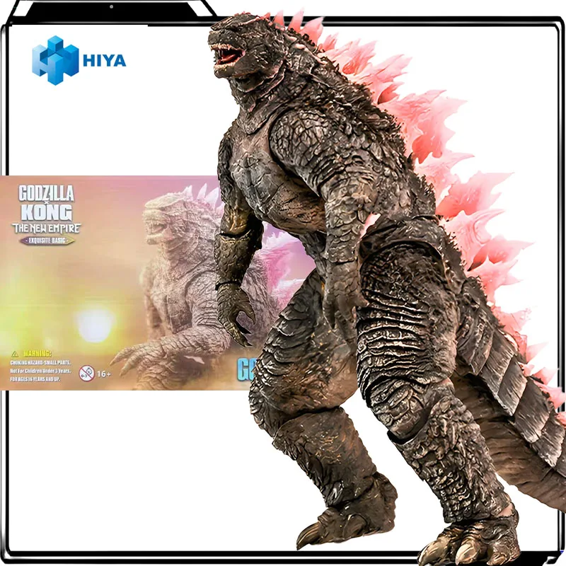 

HIYA Original Godzilla Vs. Kong:The New Empire Godzilla Evolved Ver. Anime Figures Toys for Boy Christmas Gift Collectible Model