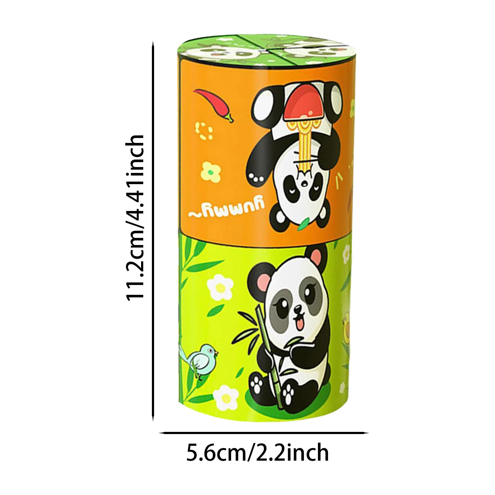 Jogos para 2-4 anos dobrável panda cubo conjunto 3d deformado cubo alívio do estresse construir um presente para o estresse e a criança matemática idade 2