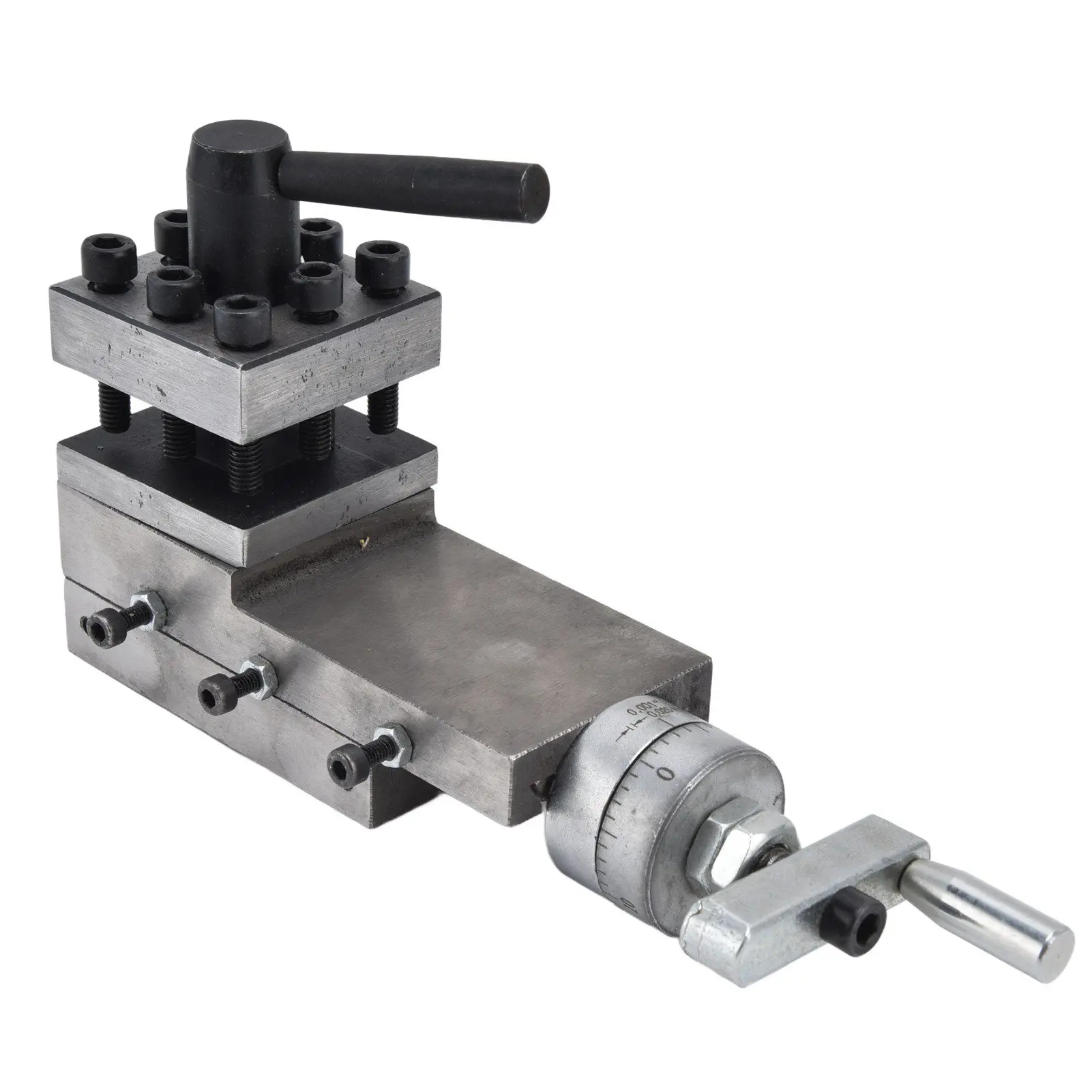 Mini Lathe Accessories 2 Way Metal Lathe Holder Tool Quick Changing Assembly Lathe Tool Holder Tool 63mm Stroke 50 X 50mm