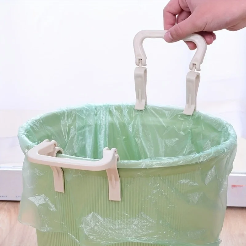 1pc Anti-Slip Fixation Clip, Garbage Bin Hanging Holders, Trash Bag Fastener - Keep Your Trash Can Waste Basket Securely
