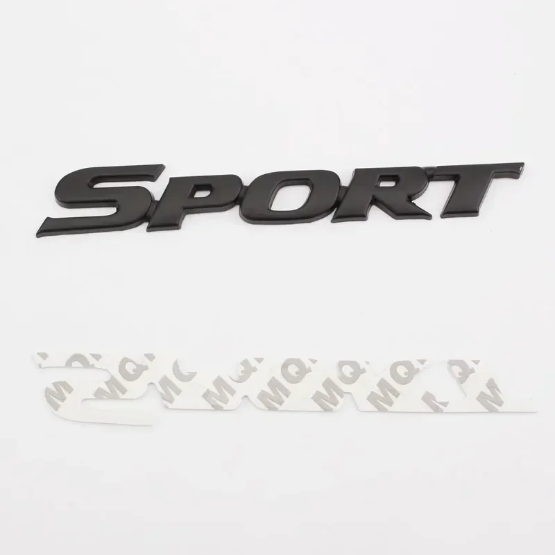 3D โลหะกีฬาโลโก้ Fender Emblem ด้านหลังป้ายสติกเกอร์สําหรับ Toyota Highlander Yaris Corolla Camry CHR รถอุปกรณ์เสริม