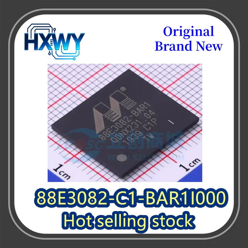 

(2/20 pieces) 88E3082-C1-BAR1I000 88E3082-BAR1 BGA224 packaged integrated circuit, brand new and original.