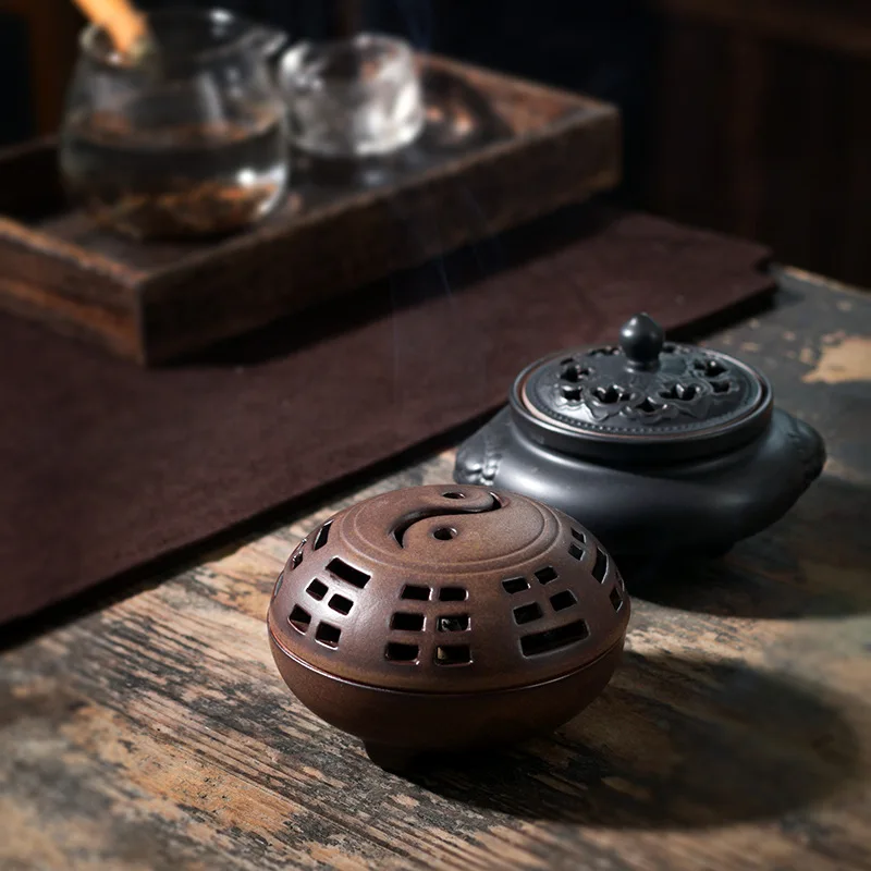 

Chinese Retro Mythical Mythical Animal Gossip Disc Incense Burner Household Indoor Incense Burner Decorative Desktop Ornaments