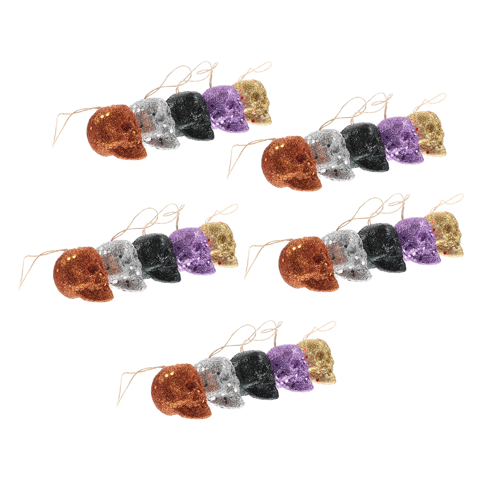 

25 Pcs Halloween Figurines Mini Decoration Hanging Ornament Little Ornaments Pendants