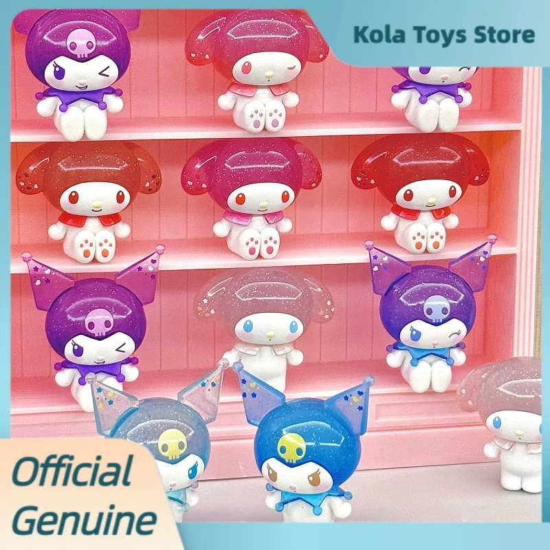 

Подлинная слепая коробка Sanrio Kuromi My Melody Ramune Style Series, мини-фигурки, сумка-сюрприз, загадочная коробка, коллекционные модные игрушки, подарок