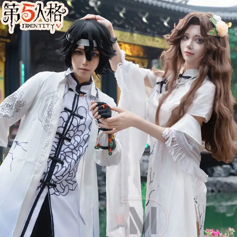 Identity V Psychologist Patient West Lake Collab—Chinese Qipao Cosplay Anime Game Spooky—Halloween Costume