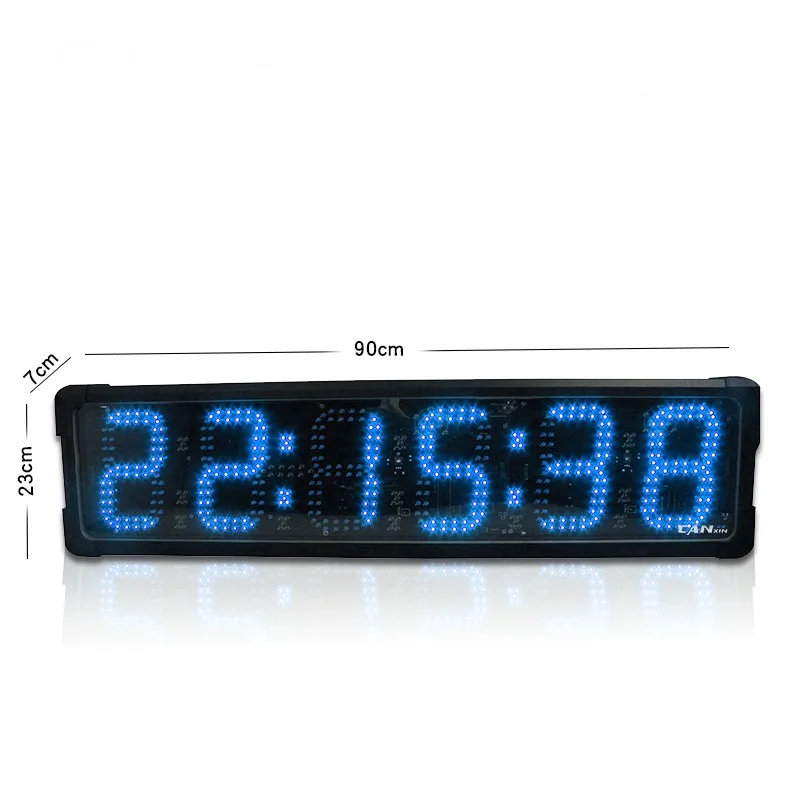 

Manufacturer 6 Inch Display LED Single Side Outdoor Running Timing Marathon Timer Waterproof Digital Countdown 12/24 Hour Clock