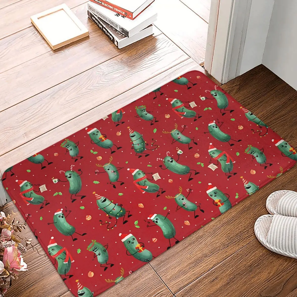 Pickle Party Bedroom Mat Christmas Doormat Living Room Carpet Balcony Rug Home Decor