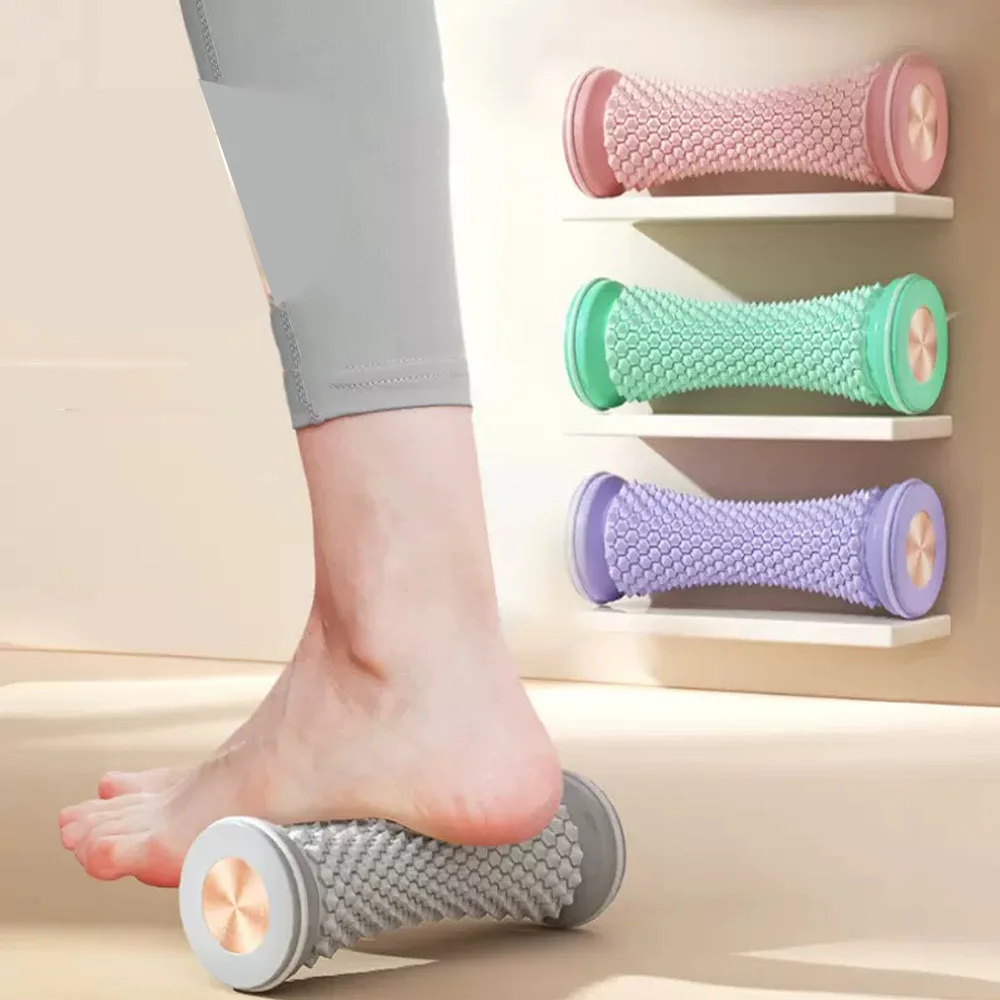 

Foot Massage Roller Ergonomic Yoga Plantar Foot Roller Multifunctional Reflexology Foot Massager for Deep Tissue Muscle Massage
