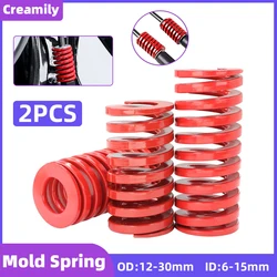 Creamily 2PCS Die Spring Spiral Stamping Mould Spring For Rear Trunk Tailgate Support Lift Bar Tool OD12-30mm ID6-15mm L20-100mm