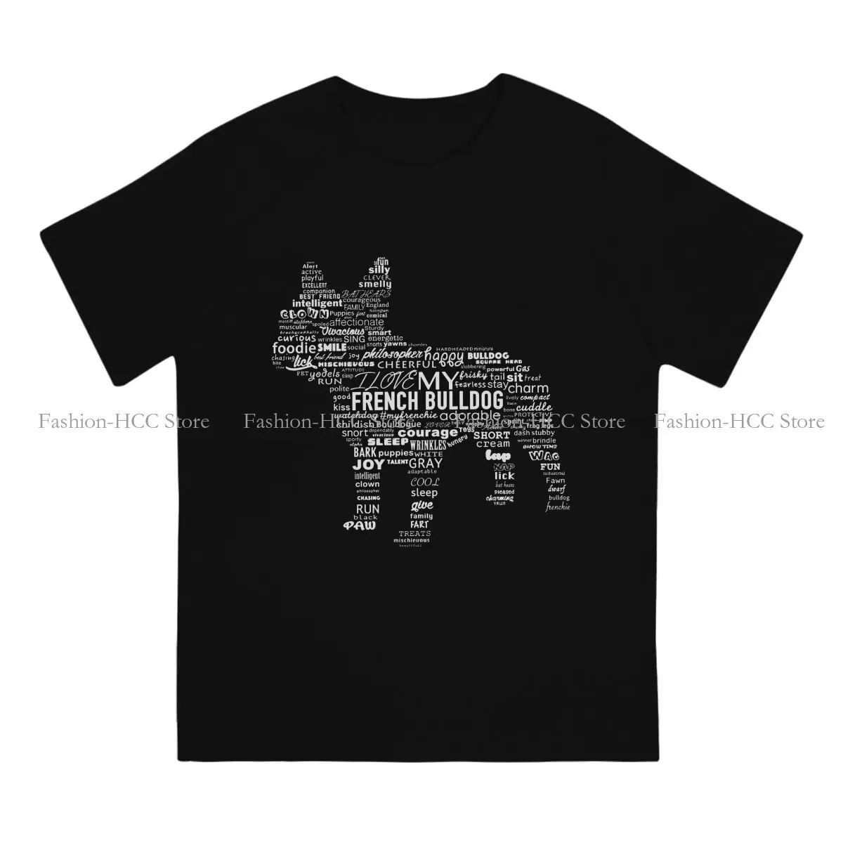 Ways To Describe My Frenchie Dog Special Polyester TShirt French Bulldog Pet Dog Lover Comfortable Hip Hop Graphic  T Shirt