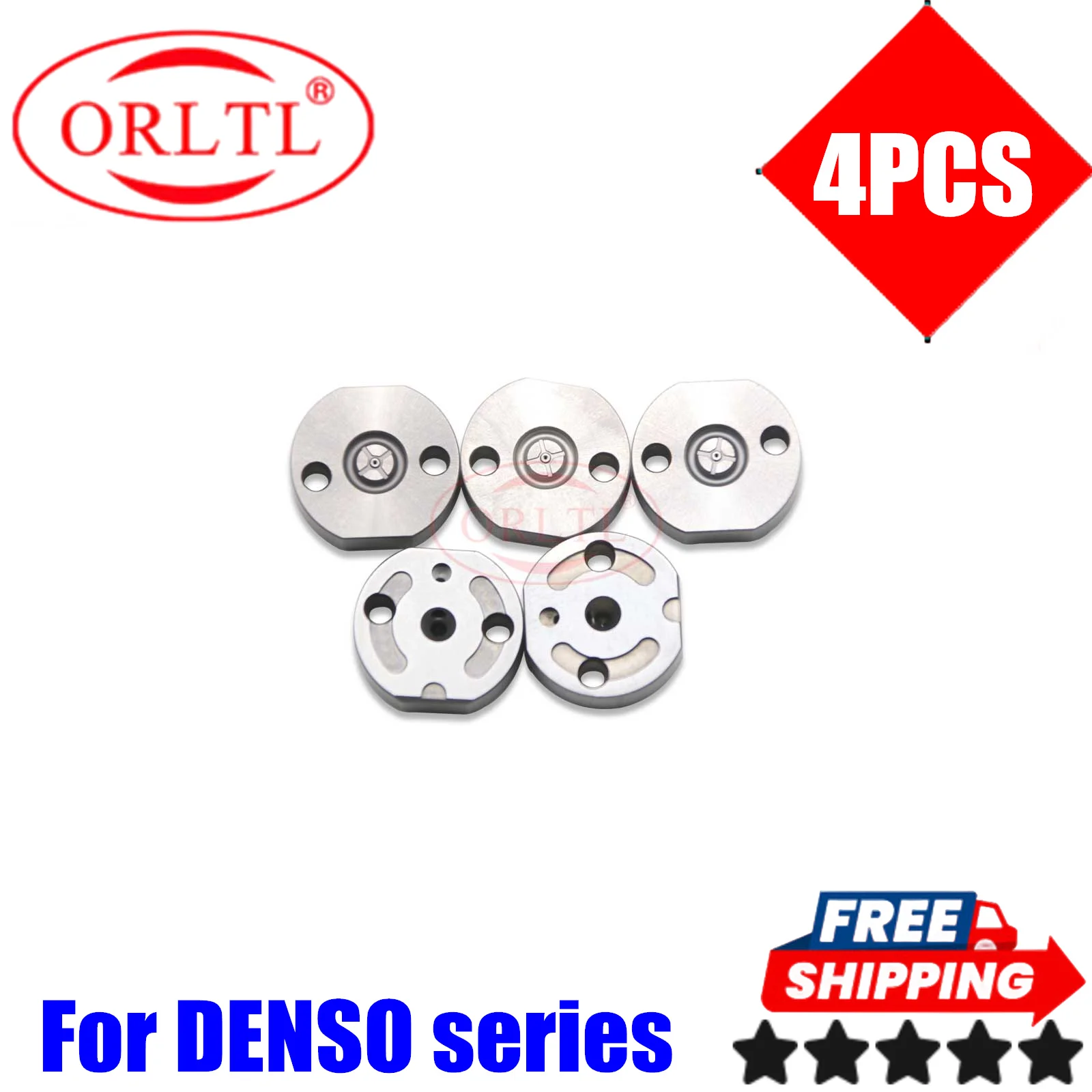 

4PCS 23670-30050 23670-30280 23670-0l050 2950406120 Common Rail Control Valve Orifice Plate 295040-6120 for DENSO 1KD,2KD