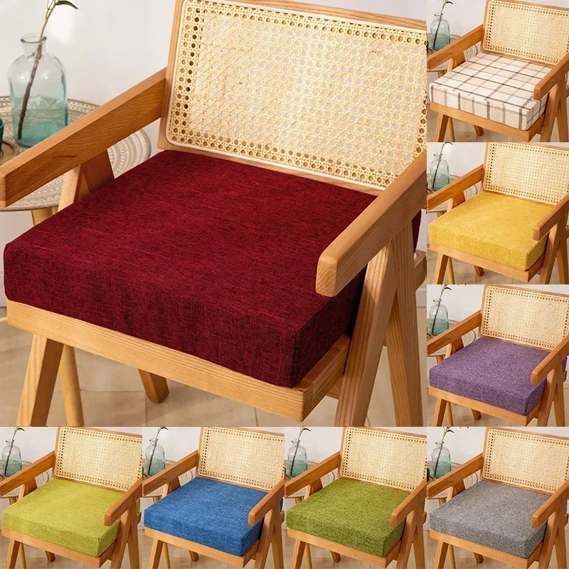 

High-density Sponge Cushion Solid Wood Sofa Cushion Mahogany Chair Heightening Cushion Removable And Washable Four-season Unive