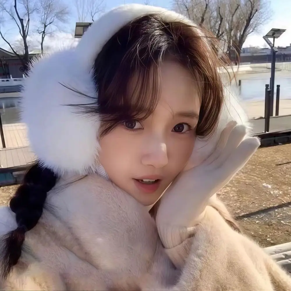 Orejeras cálidas para invierno al aire libre, protección contra el frío portátil, orejeras de piel sintética, orejeras suaves y plegables para mujer y hombre