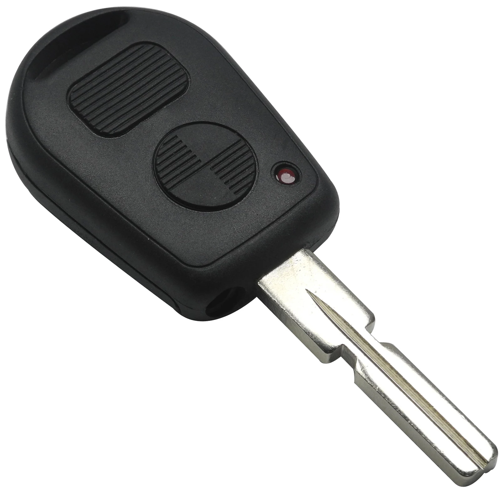 Jingyuqin 2 Button Car Key Replacement Remote Key Case Shell for BMW E31 E32 E34 E36 E38 E39 E46 Fob Uncut key