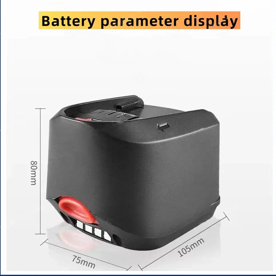 Imagem -05 - Recarregável Lithium Ion Battery para Bosch 18v 6800mah Pba Pst Psb Psr Casa Ferramentas de Jardim tipo c Somente Al1810cv