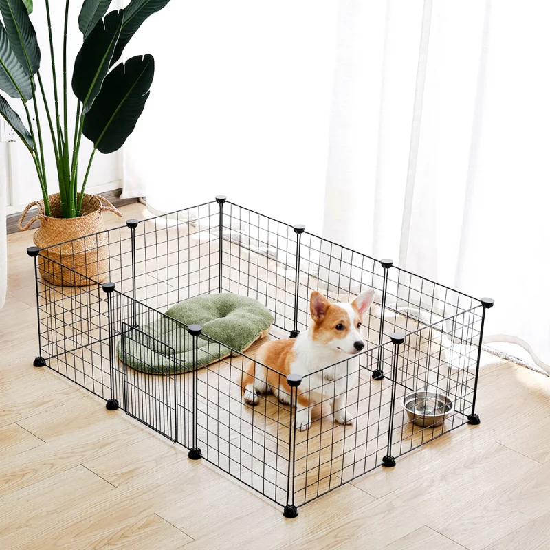 DIY Pet Cat Cage Large Indoor Large Indoor House Outdoor Large Cat House Villa Multi Door & Window Folding Detachable Large Hous