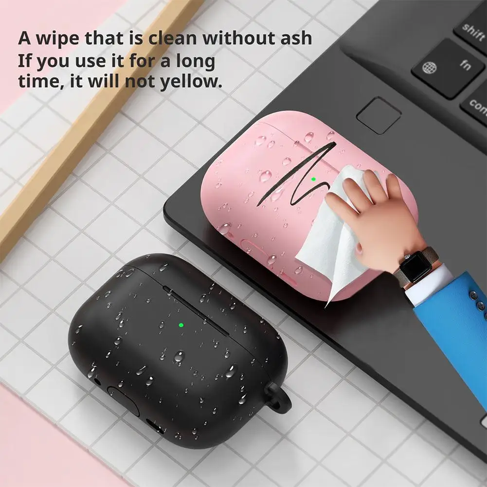 غطاء كامل من السيليكون لهاتف Apple AirPods Pro 3 غطاء حماية الكل في واحد مع غطاء سماعة أذن ناعم مضاد للانزلاق ومضاد للصدمات #3