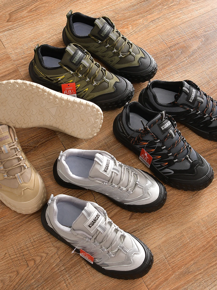 

Men's Outdoor Sports Climbing Shoes Anti-Slip Hiking Boots Casual Style Breathable Comfortable Rubber Outsole round Toe