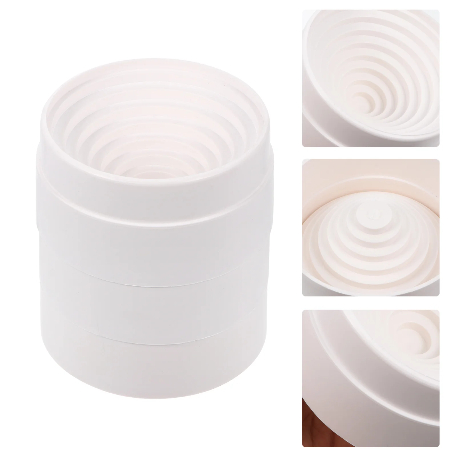 

3 Pcs Plastic Flask Holder Stands Ring Rest Laboratory Pad Seat Glass Round Bottom