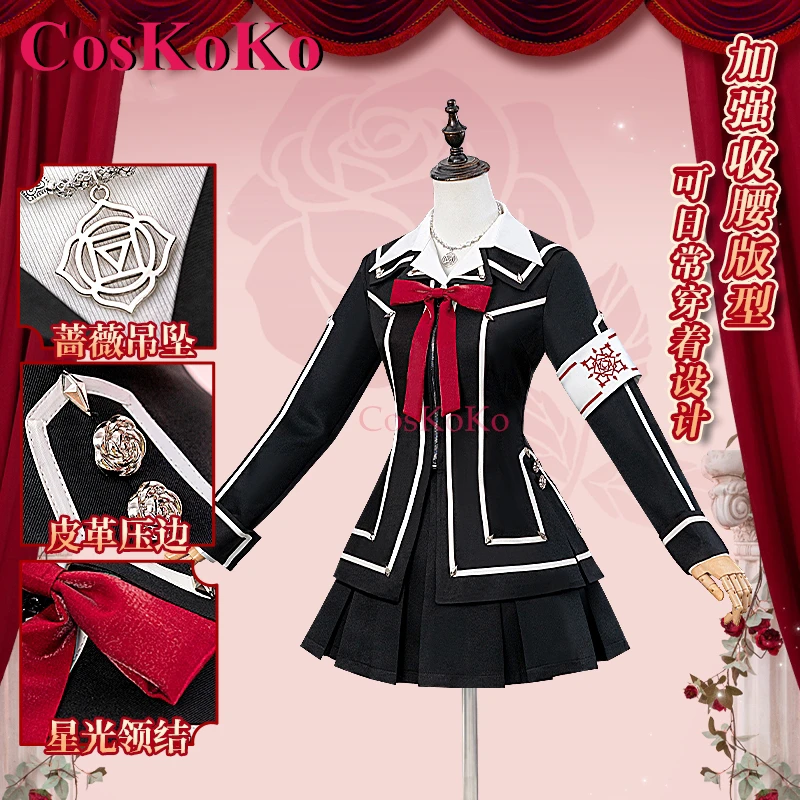 

CosKoKo Kiryu Zero/Kuran Yuki/Clan Kaname Cosplay Anime Costume Fashion Lovely School Uniform Halloween Party Role Play Clothing