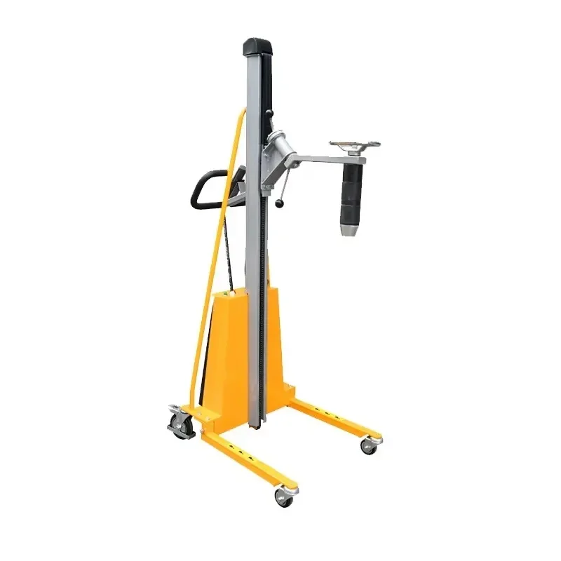 200-500kg  Powered Self Propelled Handling Paper Reel Lift Plastic Roll Trolley Industrial