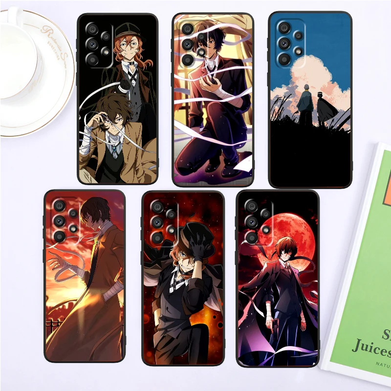 

Bungo Stray Dogs Anime Movie For Samsung Note 20 10 Ultra Plus A31 A14 A12 A70 A34 A25 A04 A05 A15 A24 5G Black TPU Phone Case