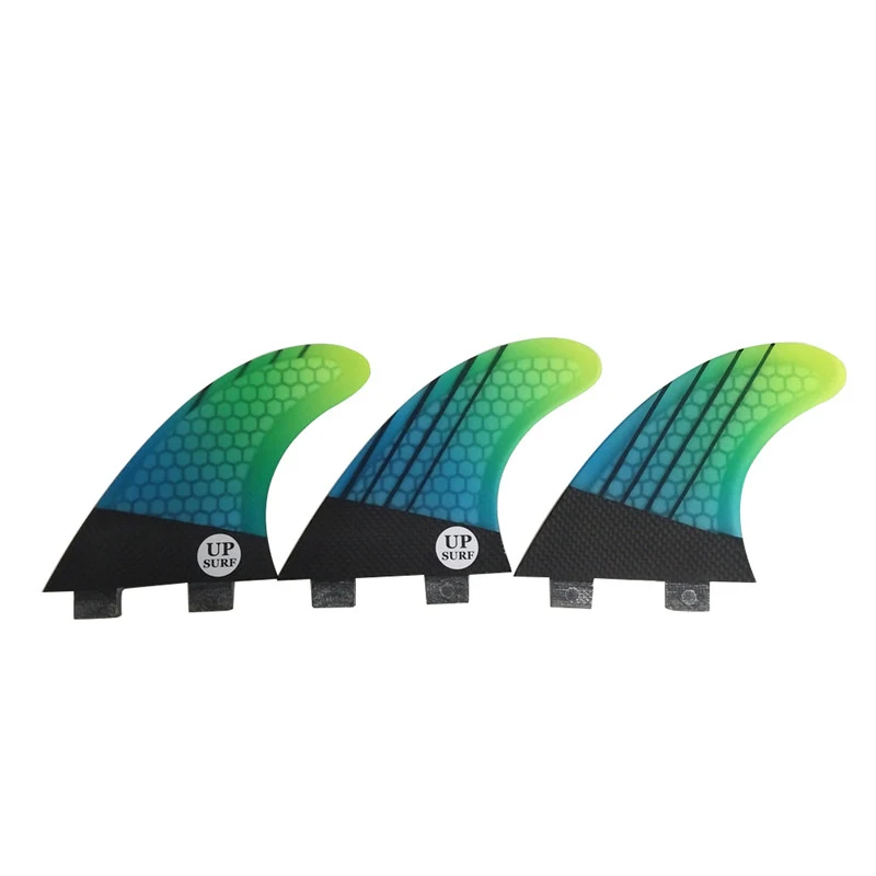 M LeicFins UPSURF FCS Fins G5-Palmes de Surf en Fibre de Carbone, Accessoires de Surf