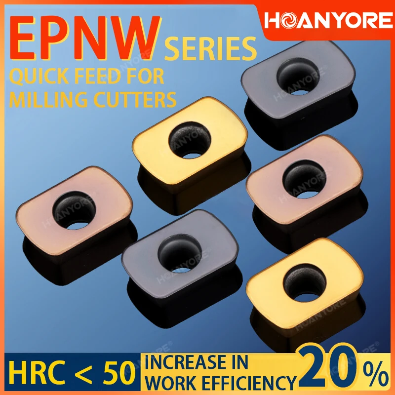 

R2 Черновая пластина Фрезерная пластина с высокой подачей EPNW0603N-8 Сплав ASR06 Фрезерный хвостовик Режущая головка