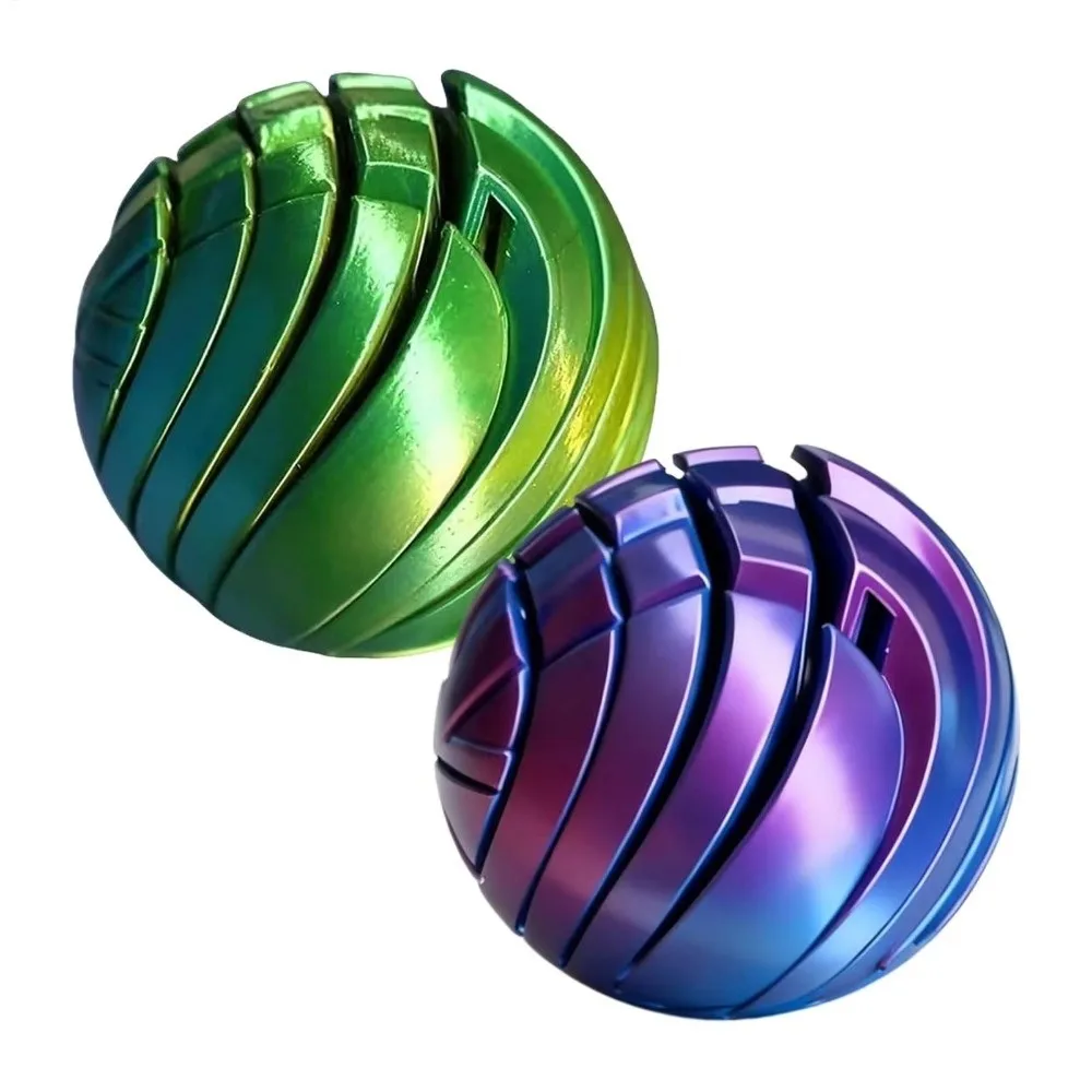 

Relaxation Slime Ball Fidget Toy Rotating Creative Gear Liquid Flow Ball Decompression Funny Spiral Sensory Toy Kid/Adult