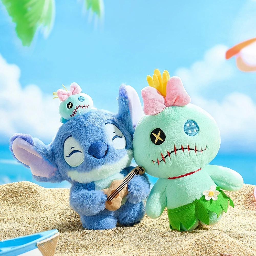 

Disney Lilo & Stitch Scrump Stitch плюшевая кукла 20 см, коллекция мягких игрушек, глухая коробка, детские таинственные подарки на день рождения, Рождество