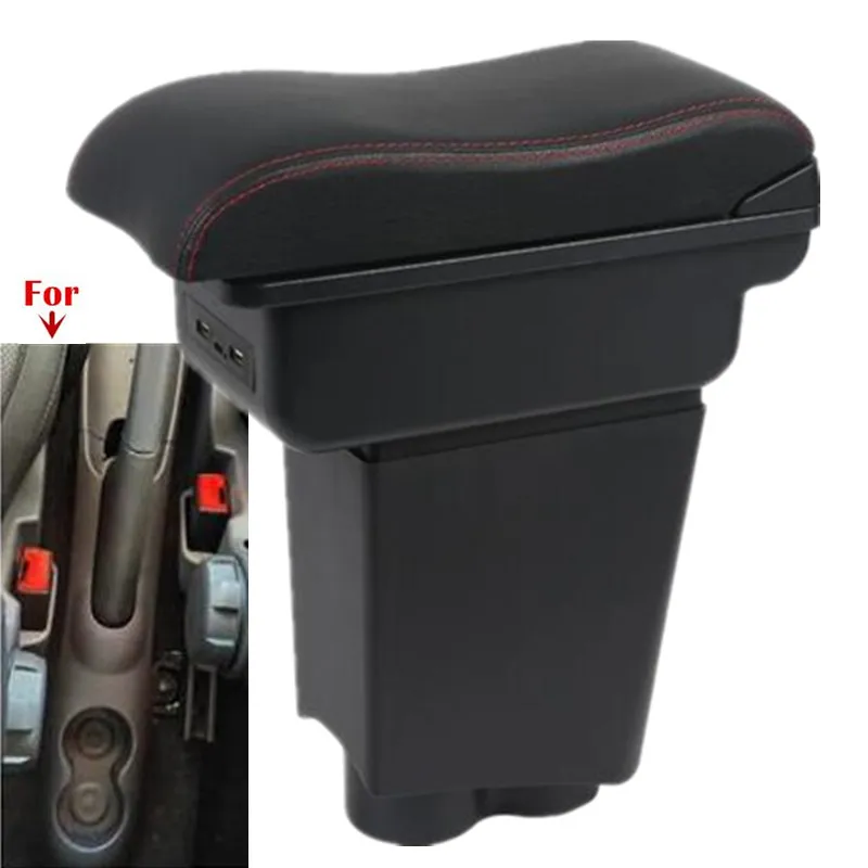 Für Fiat 500 Armlehnenbox, für FIAT 500 Auto-Armlehne 2000-2011, Auto-Aufbewahrungsbox, spezielle Nachrüstteile für den Innenraum, Autozubehör
