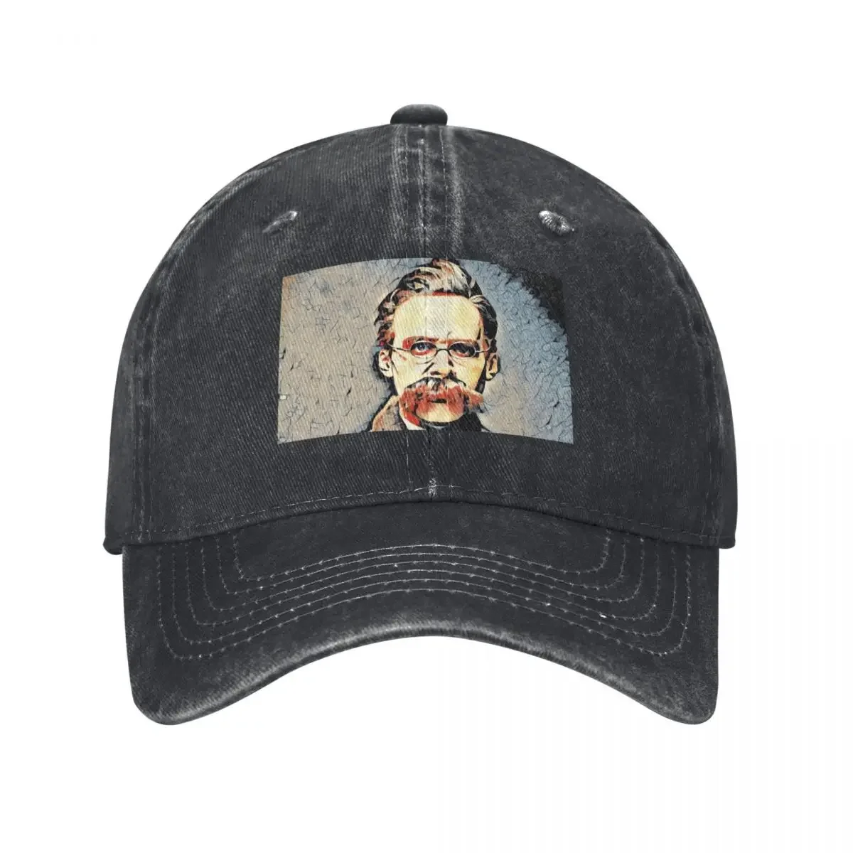 

Portrait of Friedrich Nietzsche Baseball Cap Rugby Sports Cap For Girls Men's