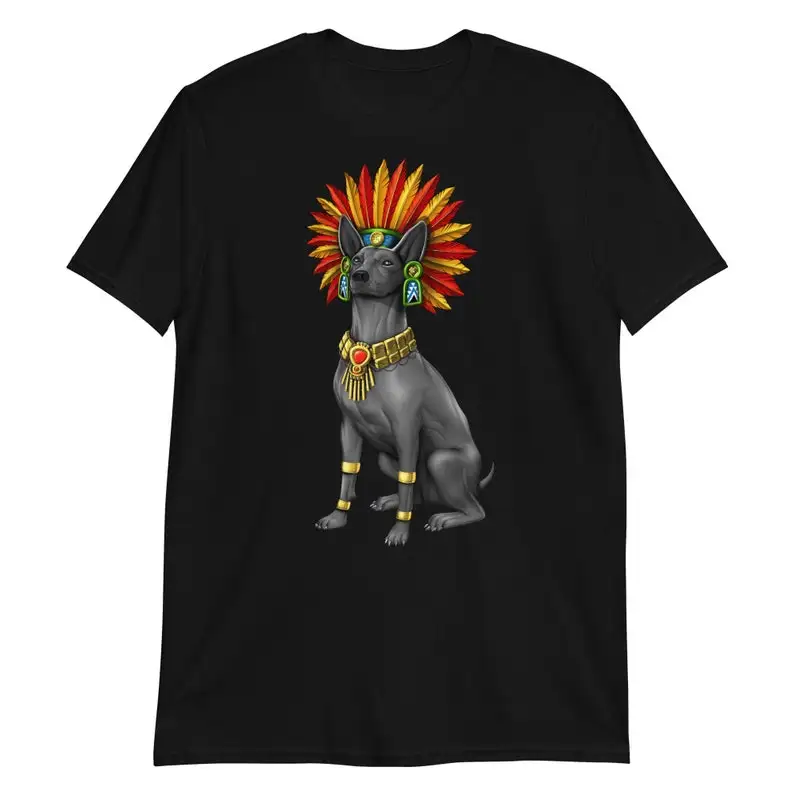 Camiseta azteca para perro Xolo, camisa para perro Xoloitzcuintle, camisa para perro mexicano, camiseta de ropa