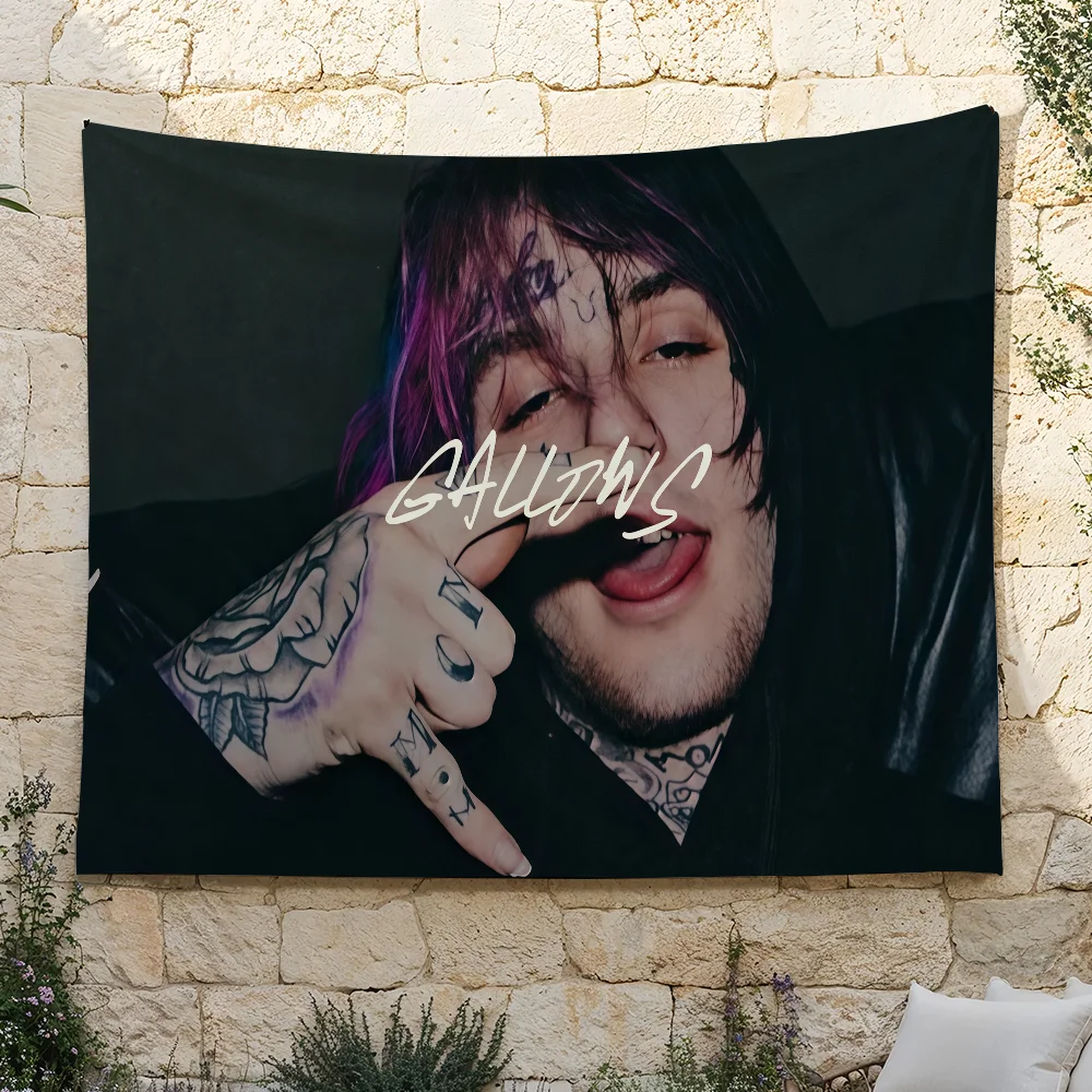Rapper L-Lil Peep Flagge für Schlafzimmer, Wohnzimmer, Bar, Garten, Outdoor, aktive Dekoration, Hintergrund und Konzert