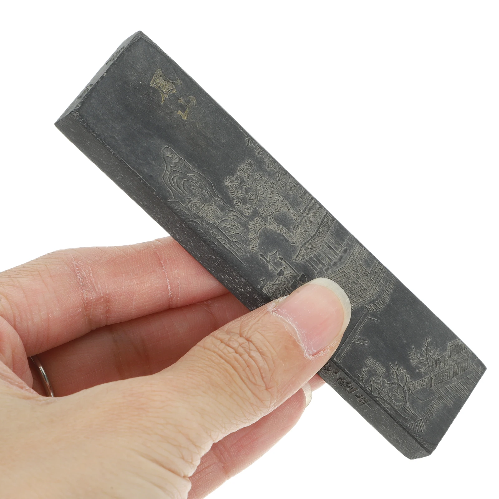

2pcs Chinese Sticks Traditional Calligraphy Block Smooth Surface Reusable Stick For Students Artists Writing Painting Ink Stick