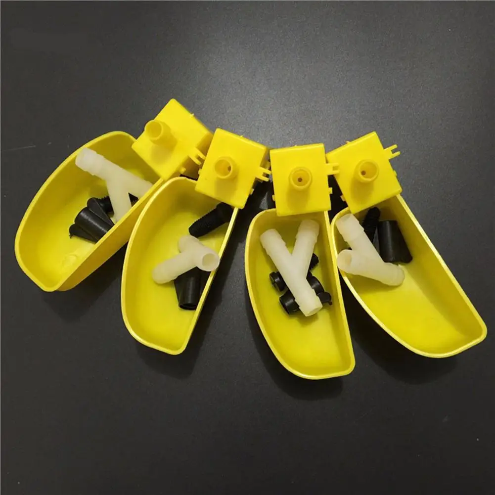 ชามน้ำดื่มนกกระทาอัตโนมัตินกพิราบสะดวกถ้วยให้อาหารไก่อุปกรณ์ฝึกดื่มอุปกรณ์เสริมกรงสัตว์เลี้ยง