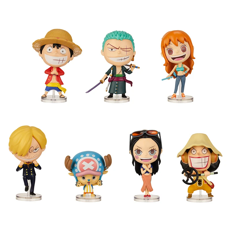 

MINISO One Piece Anime Figures Blind Box Official Licensed Luffy Classic Characters Collectible Display Decor Gift for Fans
