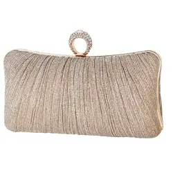 Pochette de soirée de luxe pour femme, sac à main initié, sac à main pour femme, fête de mariage, Rh, anniversaire, rose, argent, or, noir