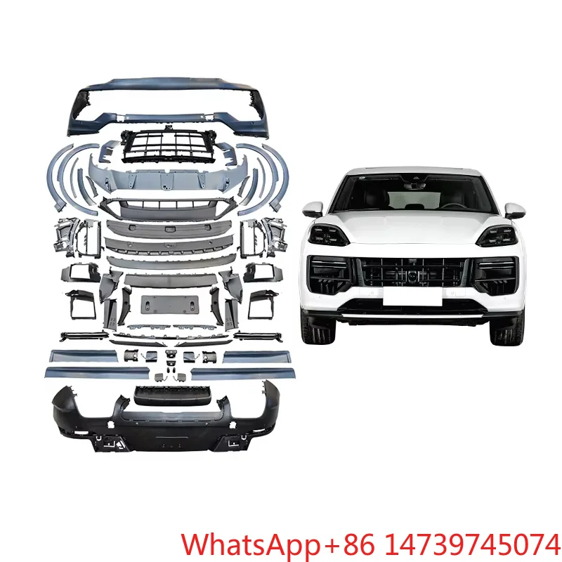 2024-2025 Sport Design Turbo GT Style Body Kit Front Coupe Rear Bumper Exterior Upgrade Mod PartsOld To New Facelift Body Kit